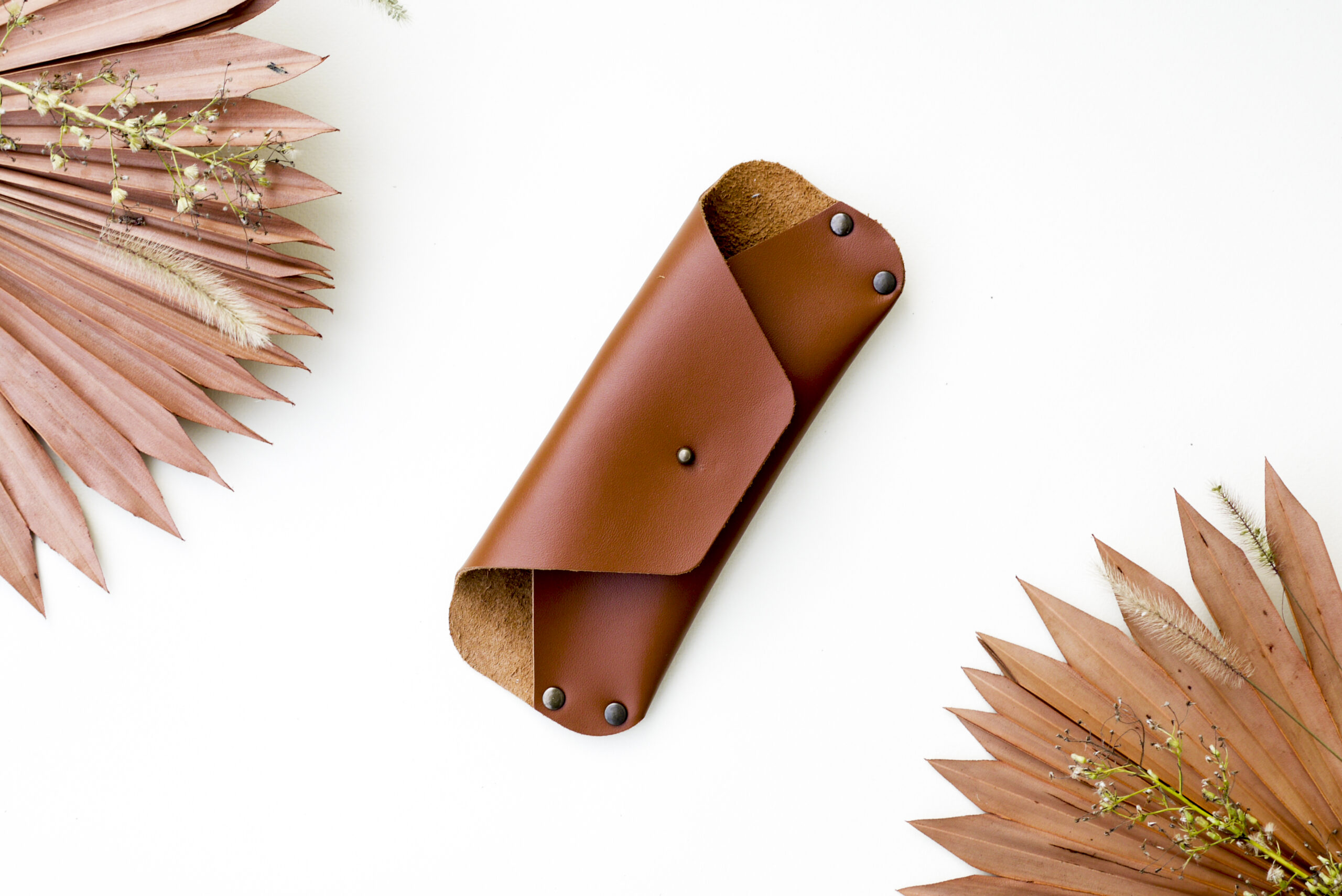 Toc de ochelari din piele naturala reciclata – imagine 8